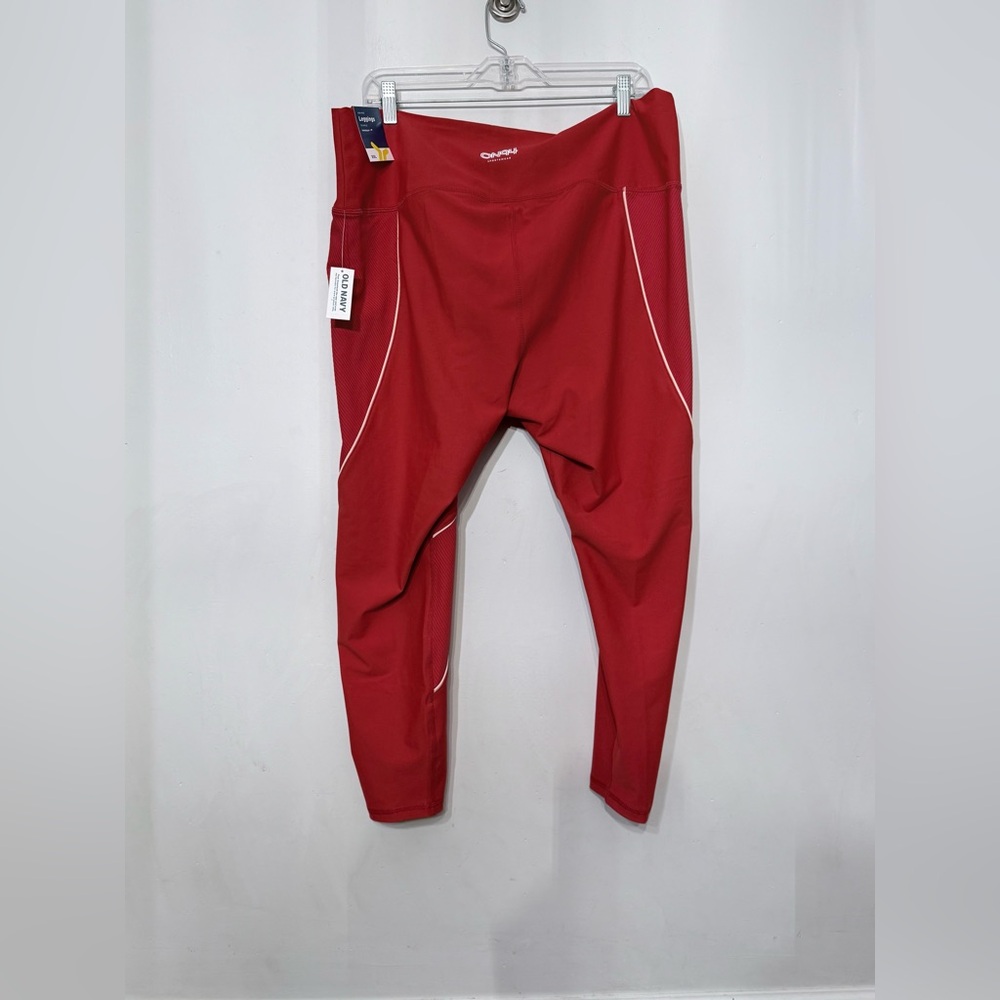 Old Navy High-Waisted PowerSoft Rib Mix 7/8 Leggings NWT Gym Workout Active XXL - Picture 8 of 11